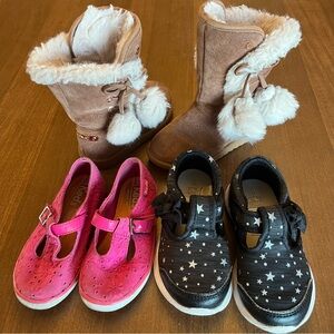 Toddler girl size 8 shoes and boots- Nine West and Keds